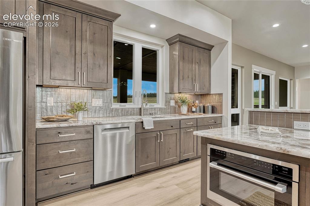 Image 14 of 49: ...walk-in pantry, Bosch appliances...