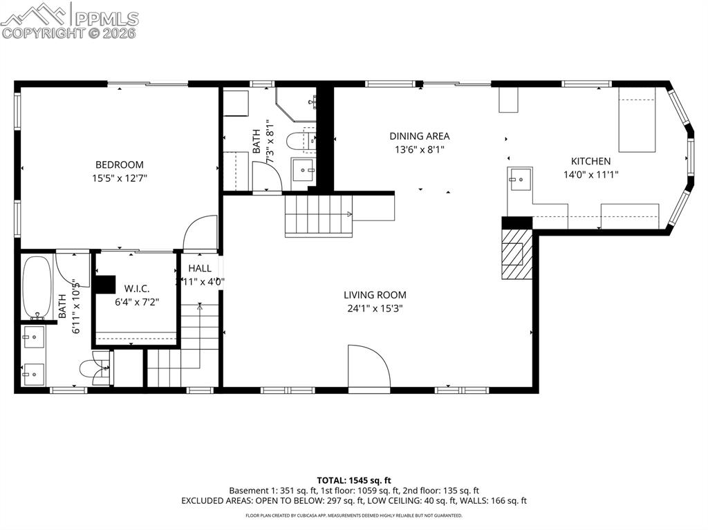 Image 37 of 40: Main floor with Primary bedrom