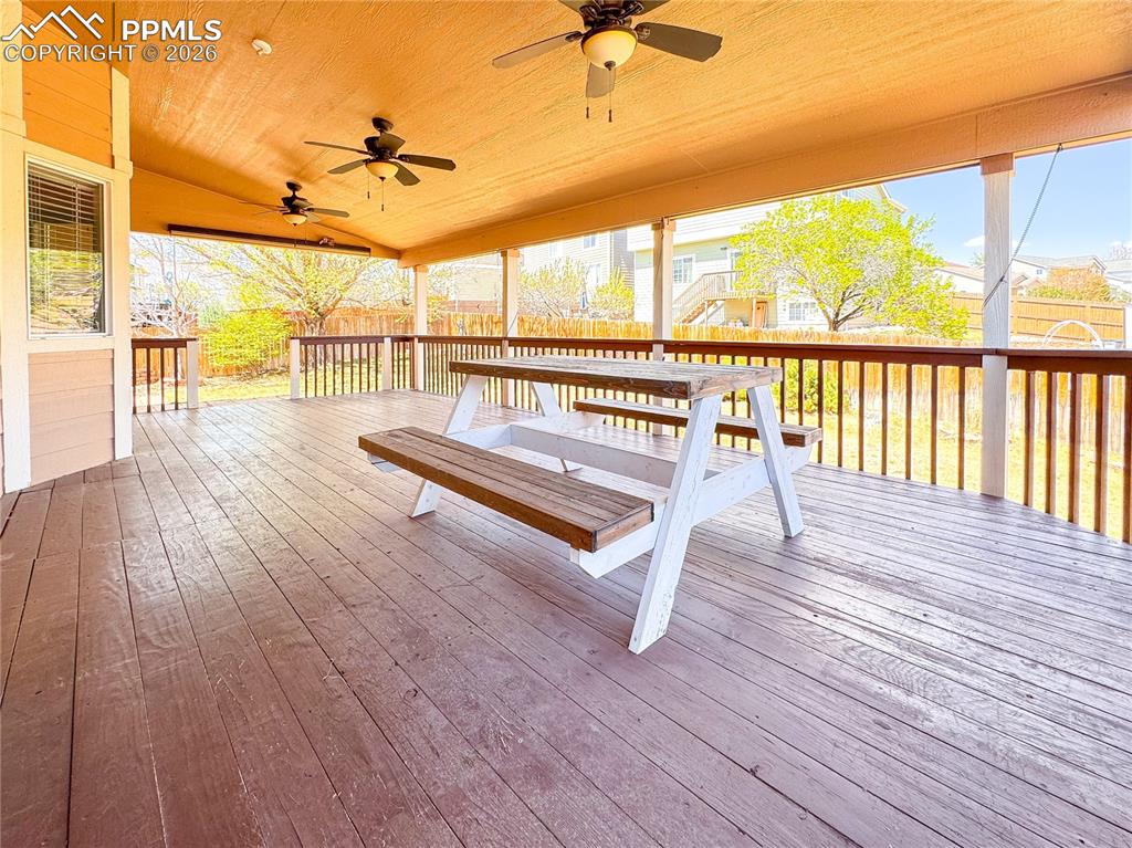 Image 39 of 50: Covered deck
