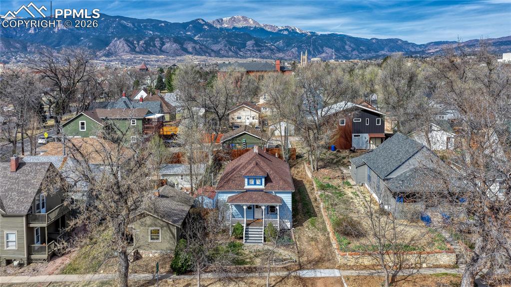 Image 37 of 42: Nestled into the Colorado Springs landscape, the property enjoys stunning m
