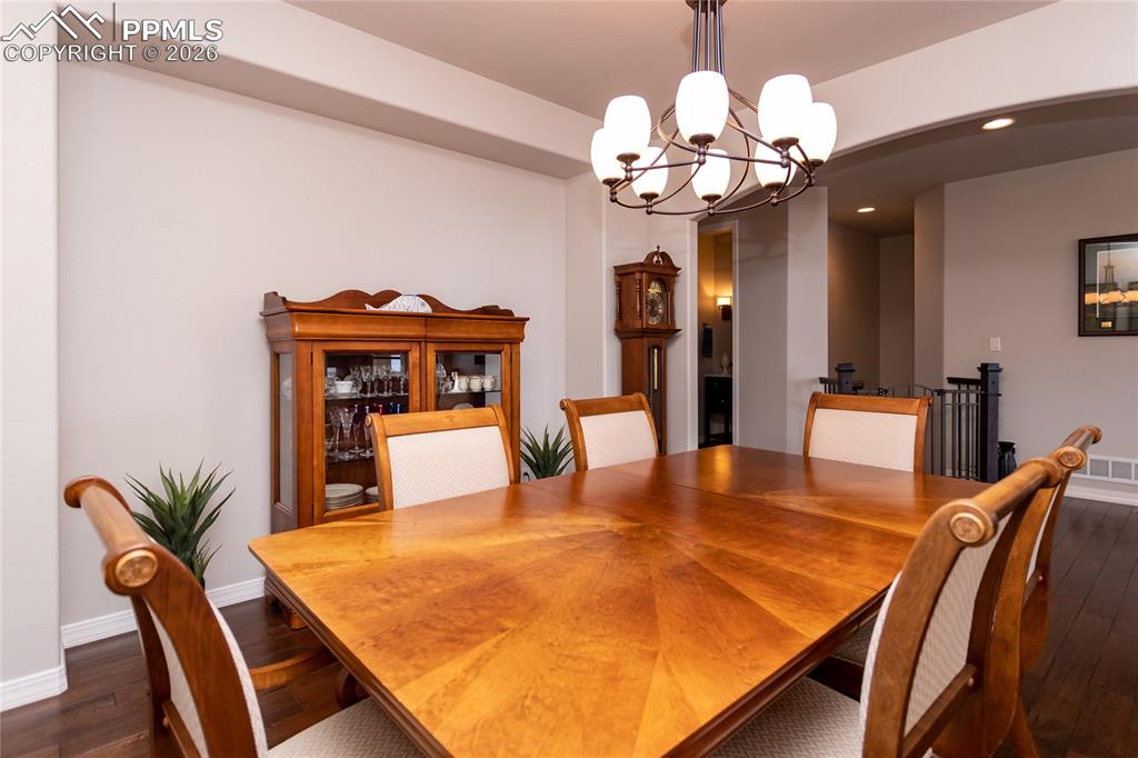 Image 13 of 50: Large Formal Dining Room offering plenty of space for your gatherings