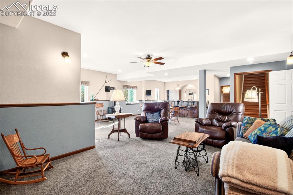 Image 30 of 49: Lower Level Family Room.