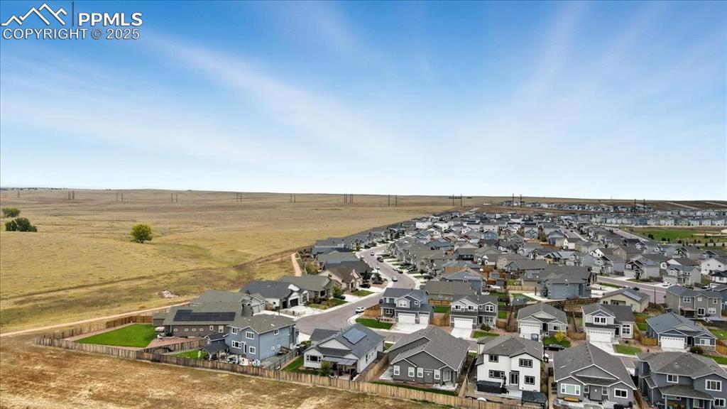 Image 46 of 47: Aerial perspective of suburban area