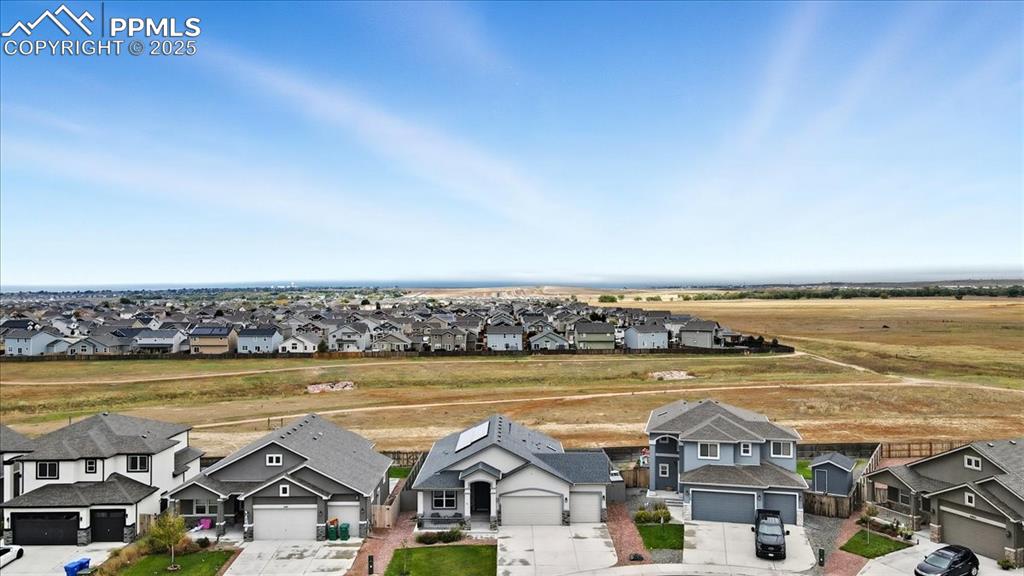 Image 47 of 47: Aerial perspective of suburban area