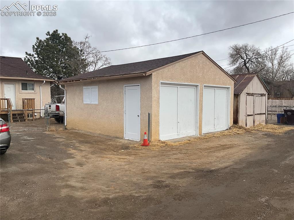 Image 4 of 31: 2 car detached garage