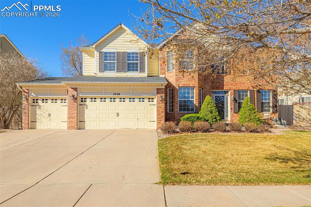 Caption: Picturesque home in North Colorado Springs