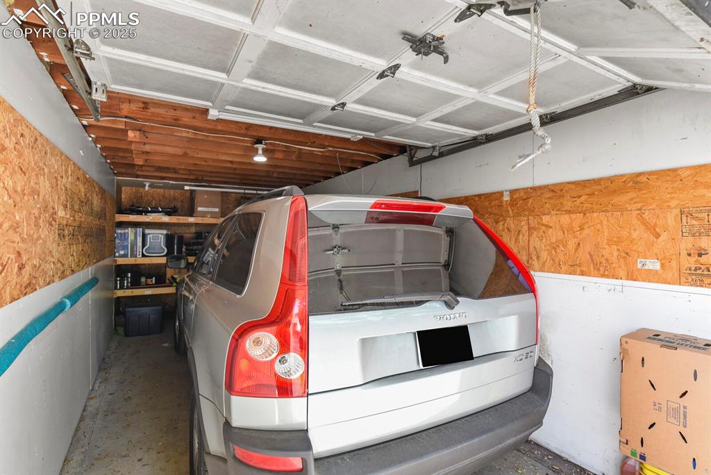 Image 41 of 47: One side of the two car garage