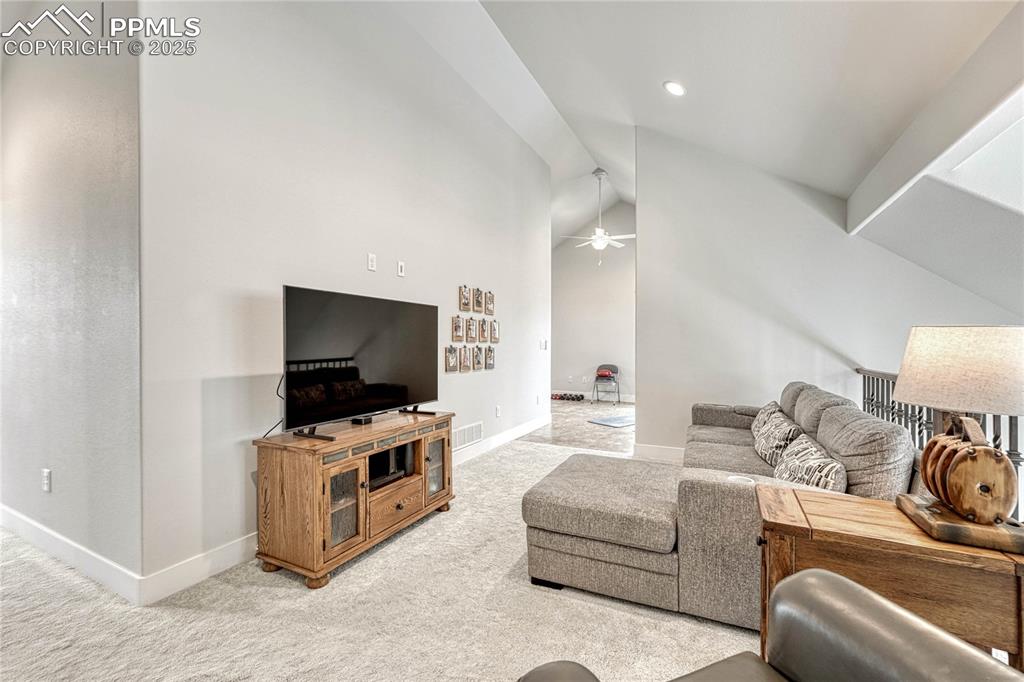 Image 29 of 50:  2nd Floor Living, Carpeted,