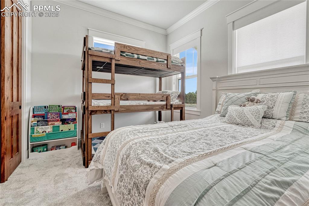 Image 36 of 50: Bunk Bed, Bedroom, Carpeted,