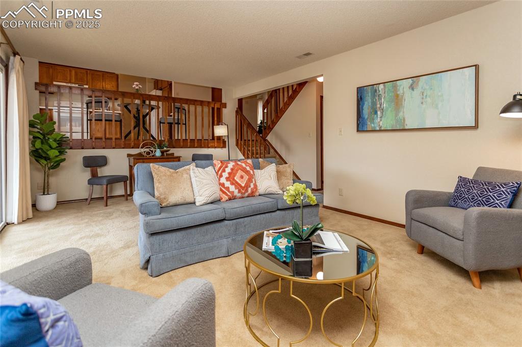 Image 21 of 46: Giving you a good feel for the size of the family room. 