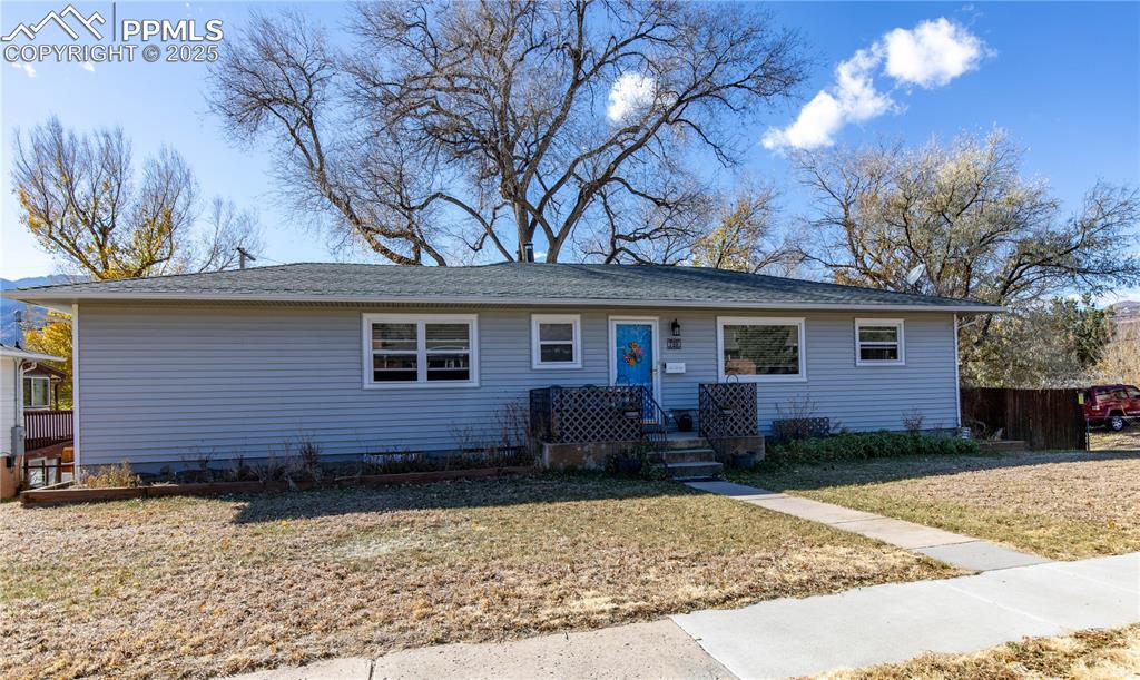 Caption: Front of Structure