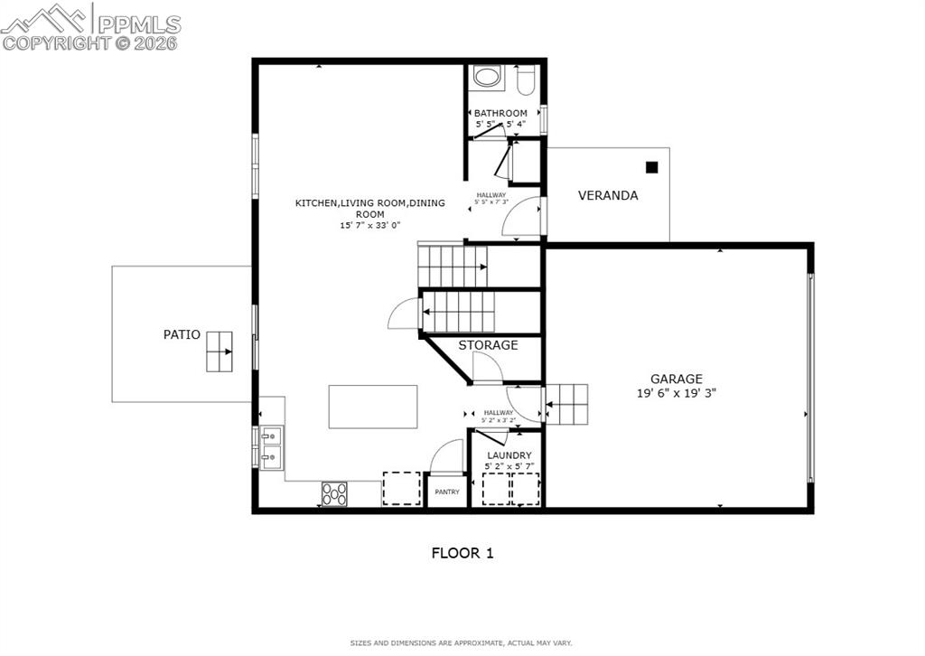 Image 20 of 21: Floor plan - main level
