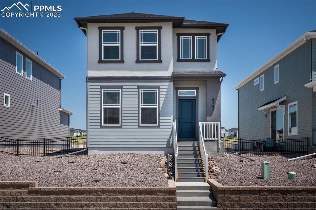 Caption: Front of Structure