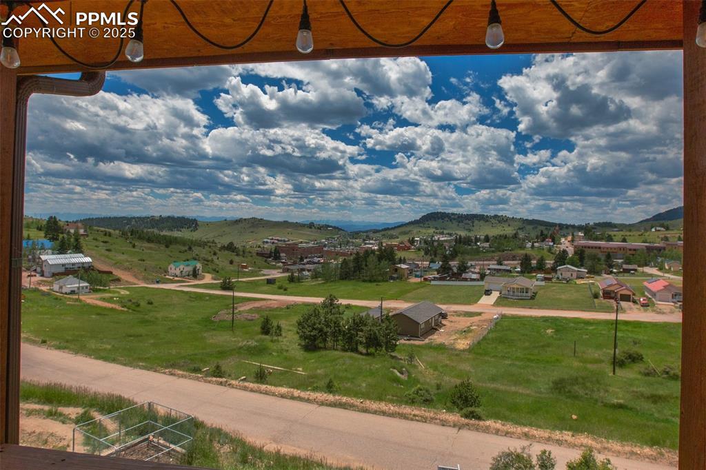 Image 21 of 28: View of Cripple Creek from main level deck