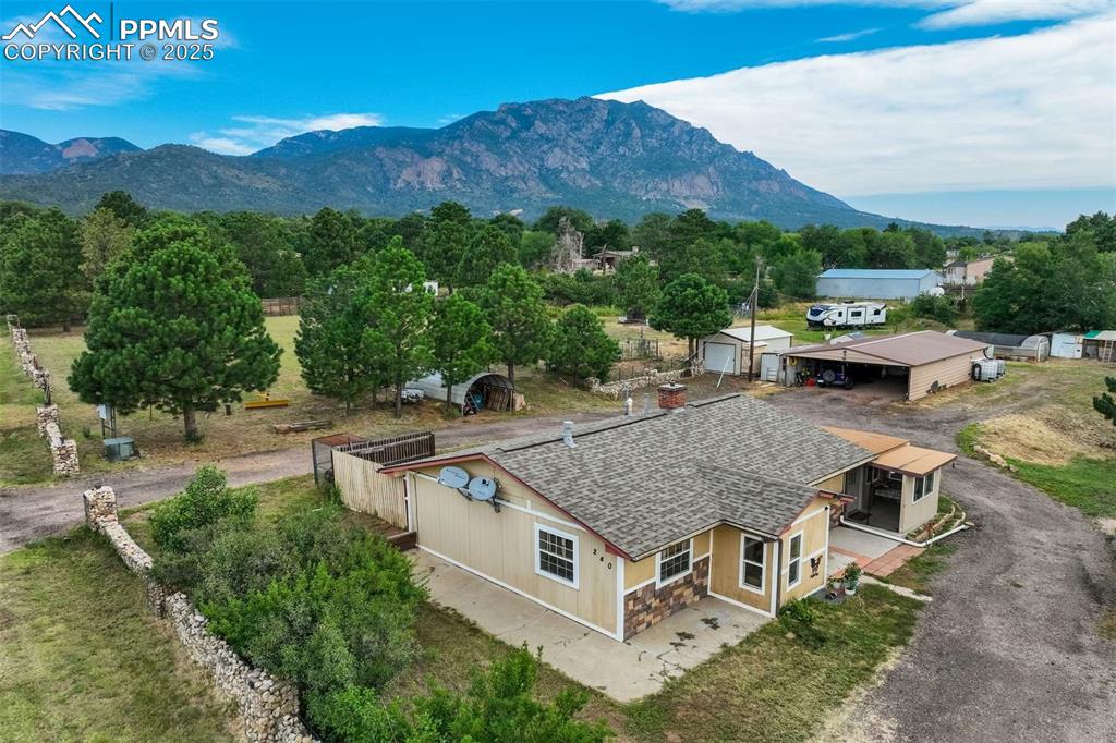 Image 38 of 41: Aerial view of property again