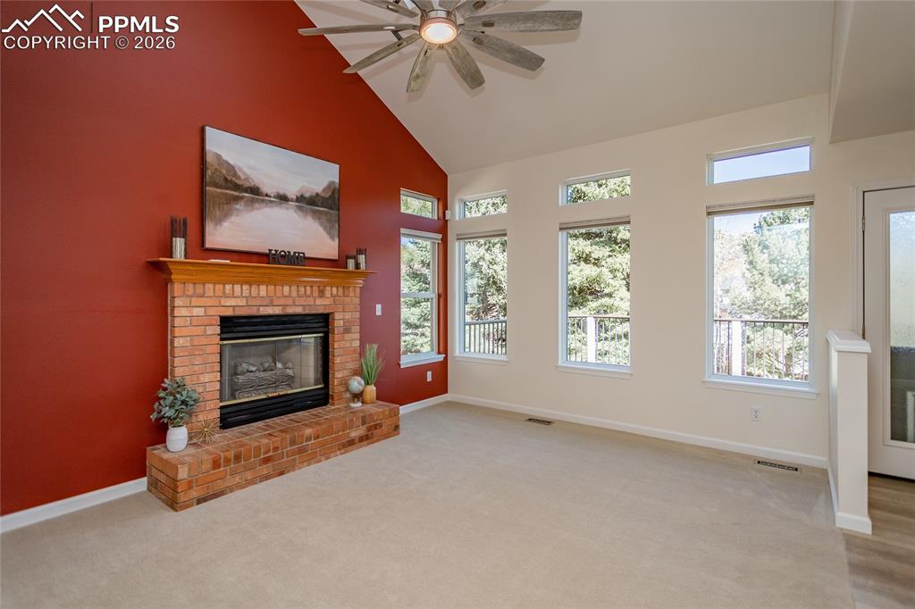 Image 19 of 50: Overlooks the deck and back yard.