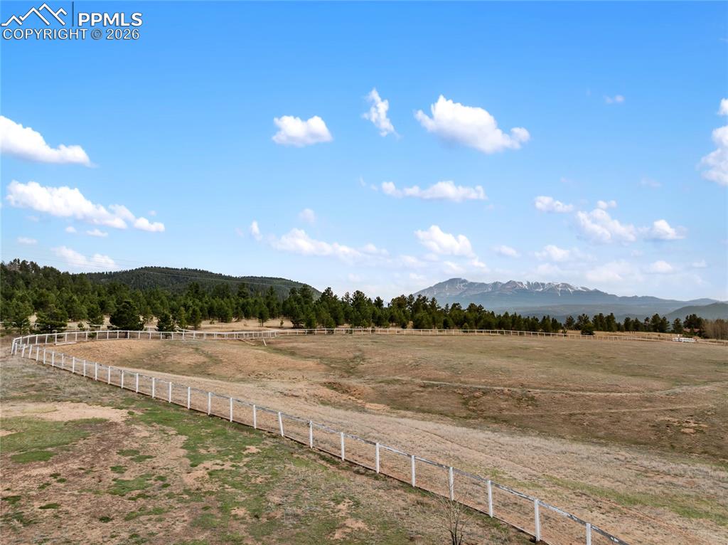 Image 8 of 46: View of mountain backdrop featuring rural landscape