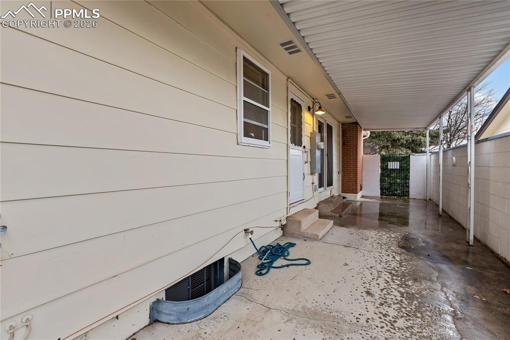 Image 36 of 37: Covered patio