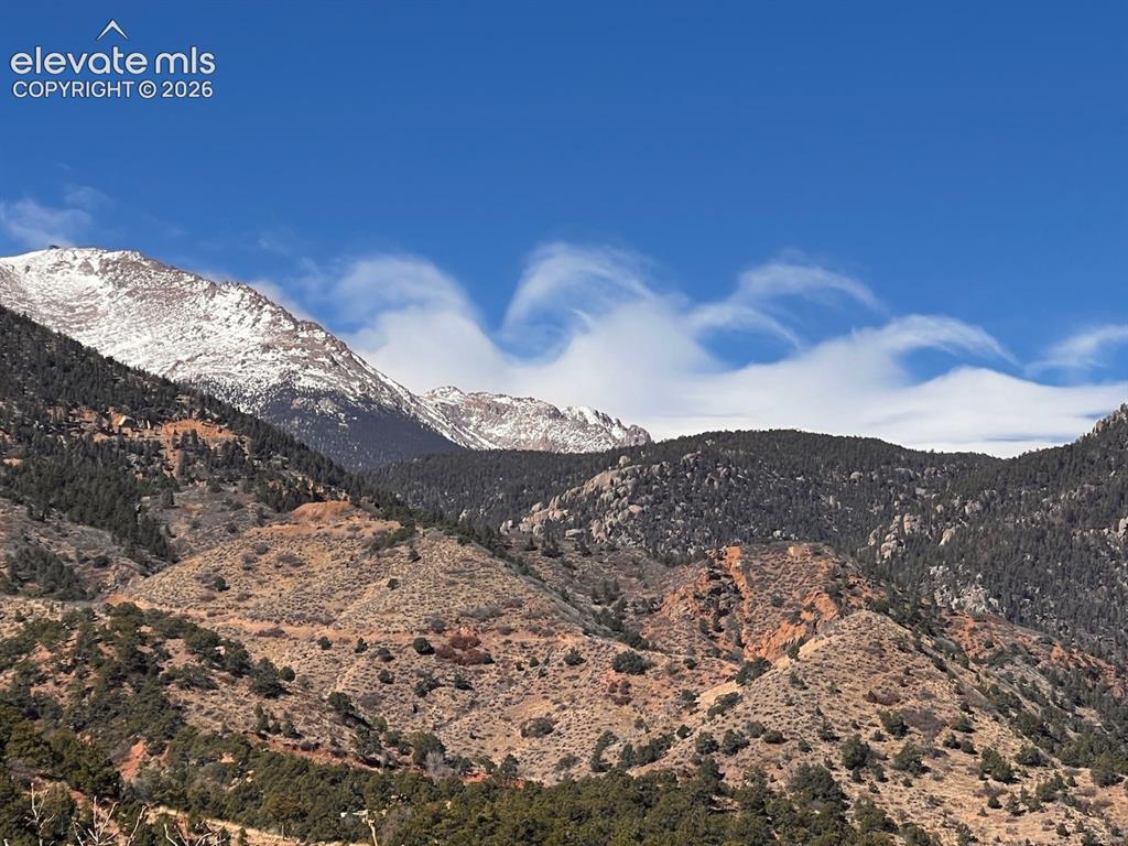 Image 50 of 50: Pikes Peak with Snow on it 