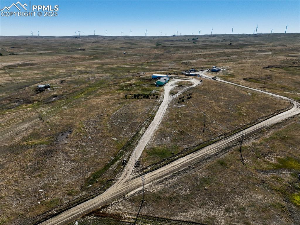 Image 25 of 28: Aerial view of sparsely populated area