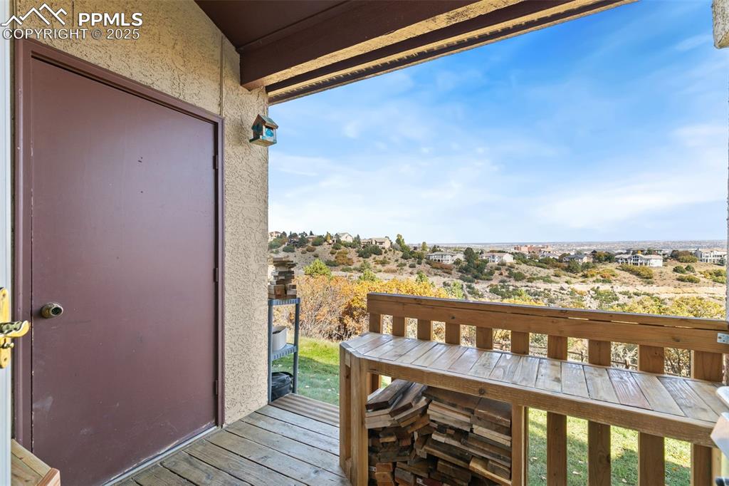 Image 22 of 27: View of wooden deck
