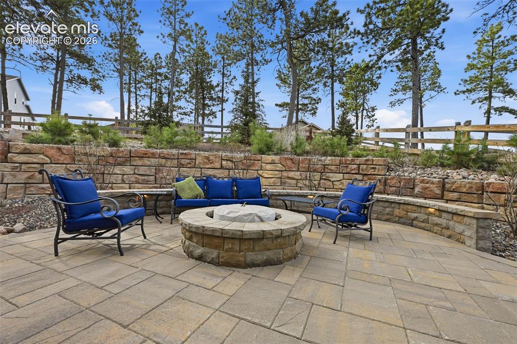 Image 15 of 50: Wood burning - Belgard pavers