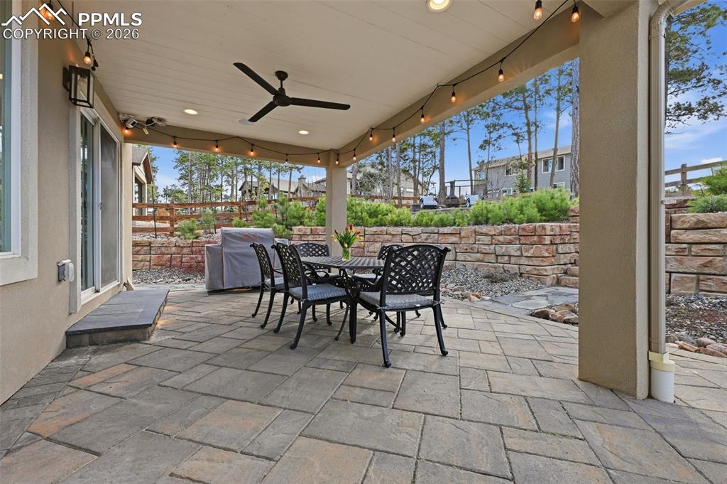 Image 18 of 50: Covered patio - Belgard pavers 