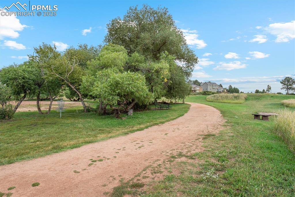 Image 21 of 22: View of community featuring a view of countryside and a lawn