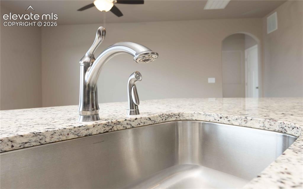 Image 14 of 40: Extra wide kitchen sink
