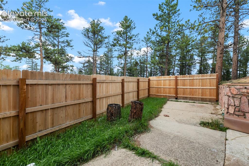 Image 29 of 32: Fence area for pets!