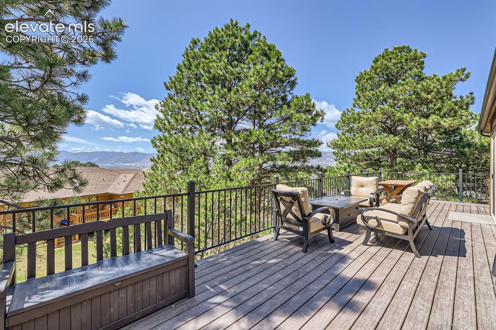 Image 16 of 49: Over-Sized Deck for Evening Drinks or Entertaining the Crew!
