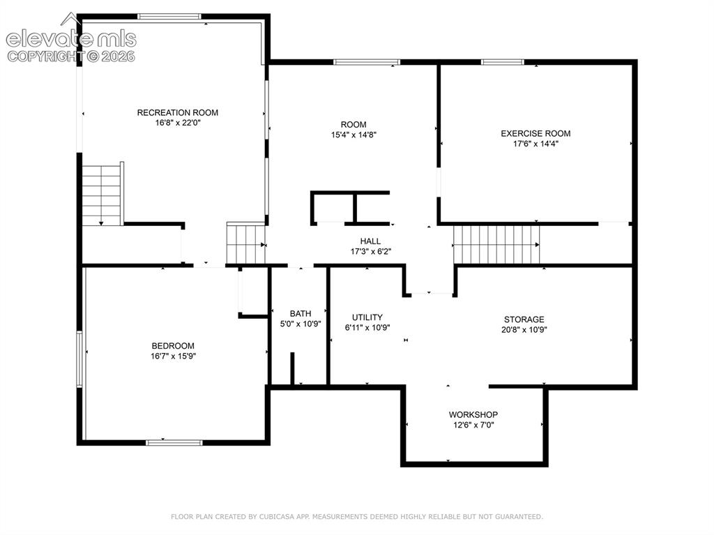 Image 49 of 49: Basement Level Approximate Layout