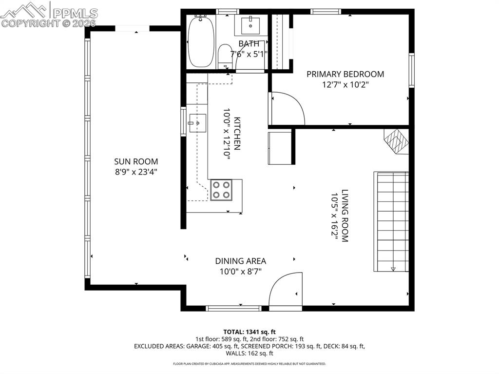 Image 41 of 46: Upper Level *image is only an estimate*