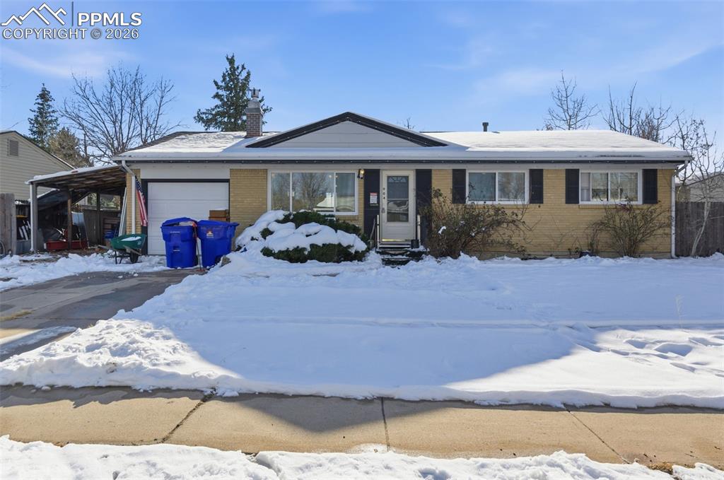 Caption: Front of Structure