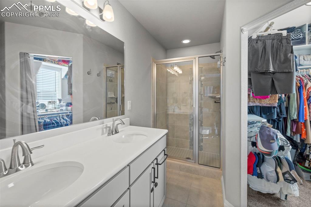 Image 21 of 50: Upgraded all the bathroom fixtures from chrome to brushed nickel- including