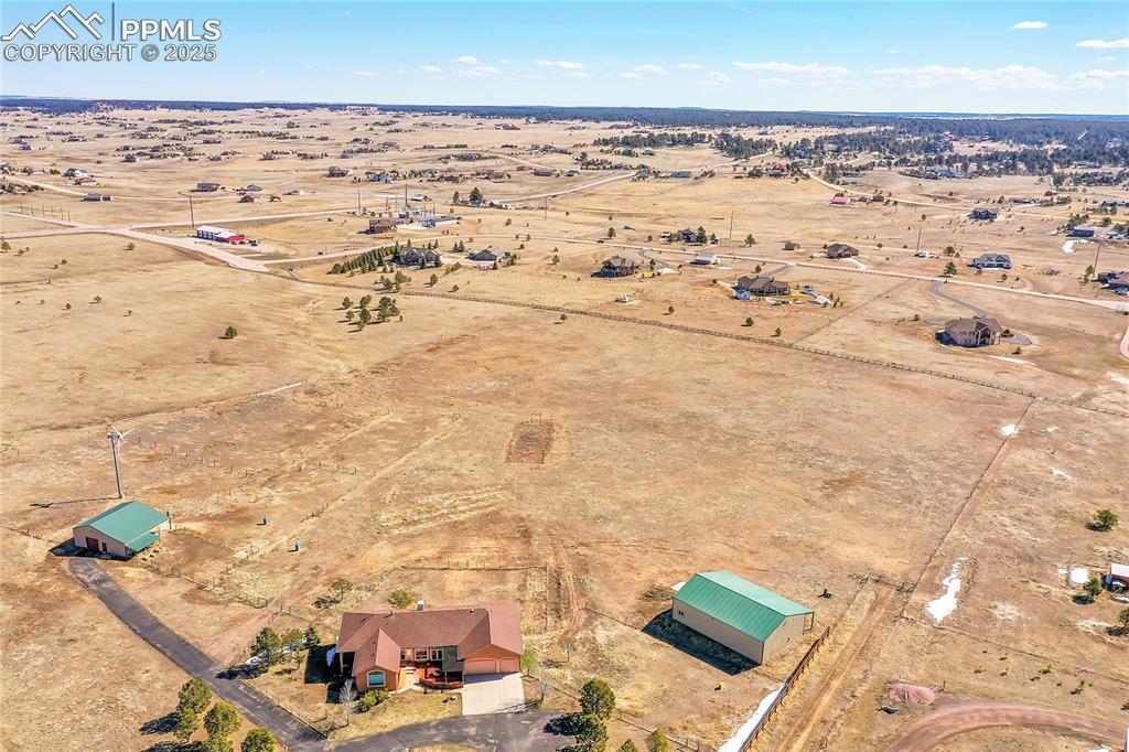 Image 6 of 32: Drone / aerial view featuring a rural view