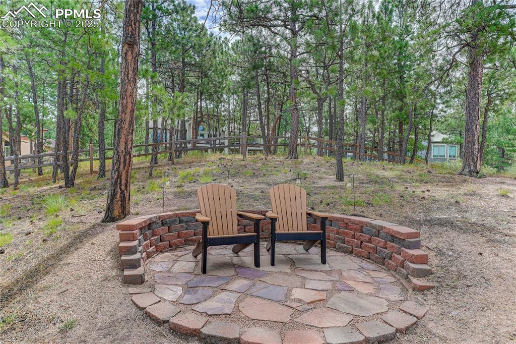 Image 40 of 45: Upper patio area built specifically for sunsets