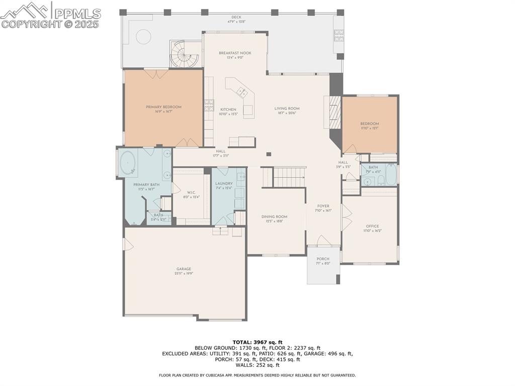 Image 44 of 45: Main level floor plan