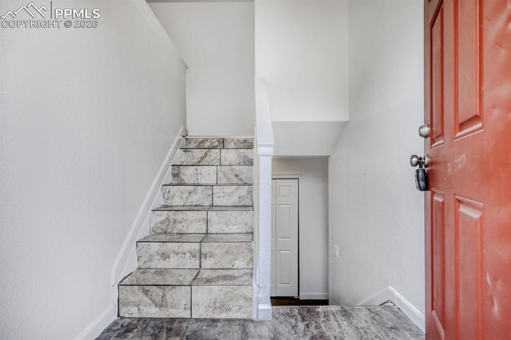 Image 4 of 36: Stairway with baseboards