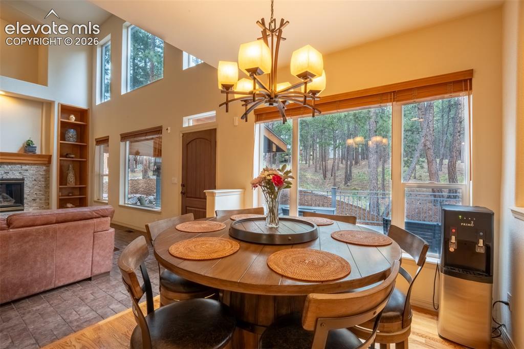 Image 12 of 49: Dining area/living room - main floor