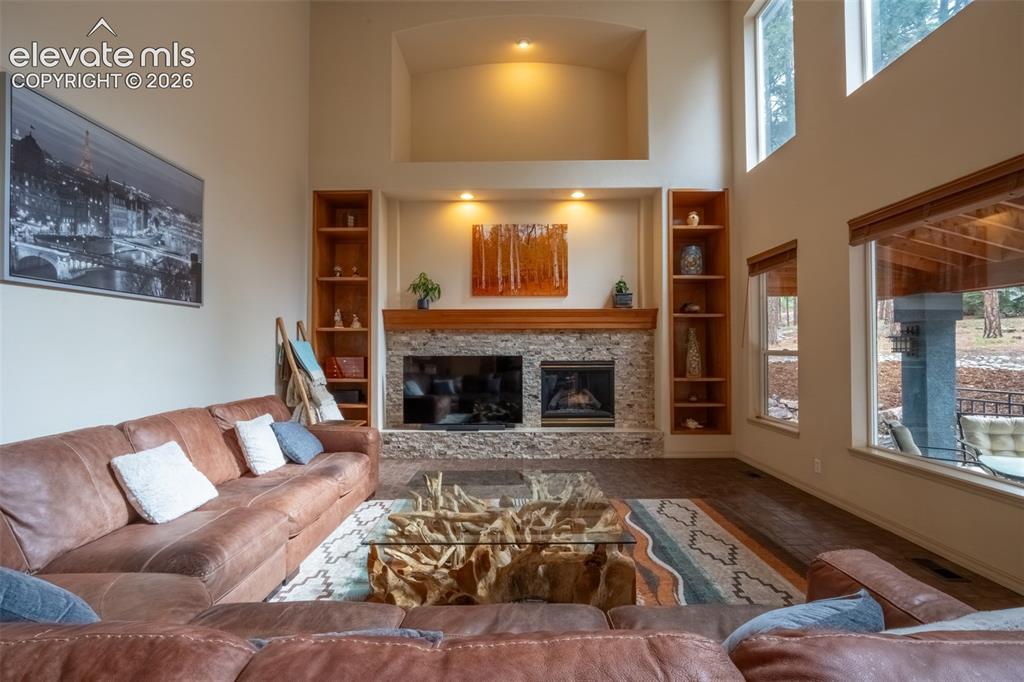 Image 15 of 49: Living room with walk out - main floor