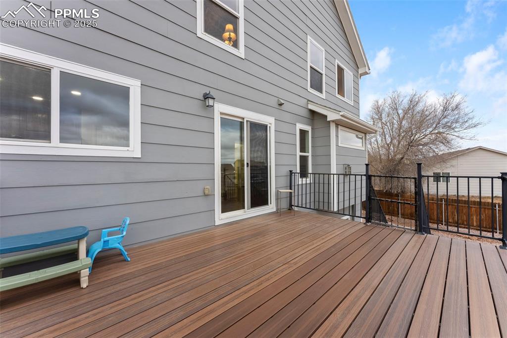 Image 22 of 28: Deck access directly off the kitchen