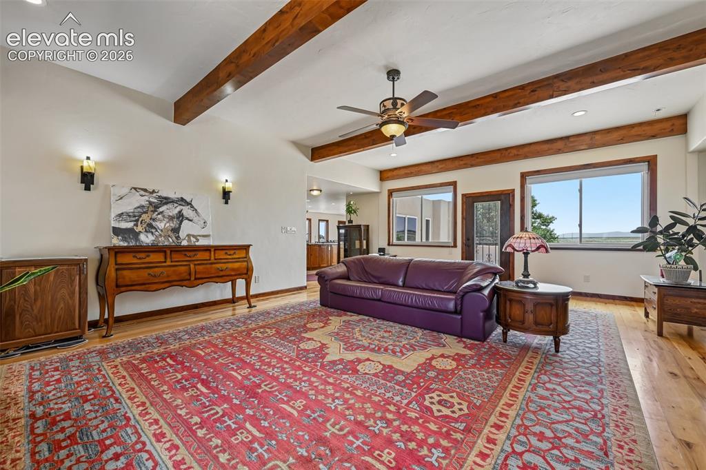 Image 6 of 36: Large area rug is included.
