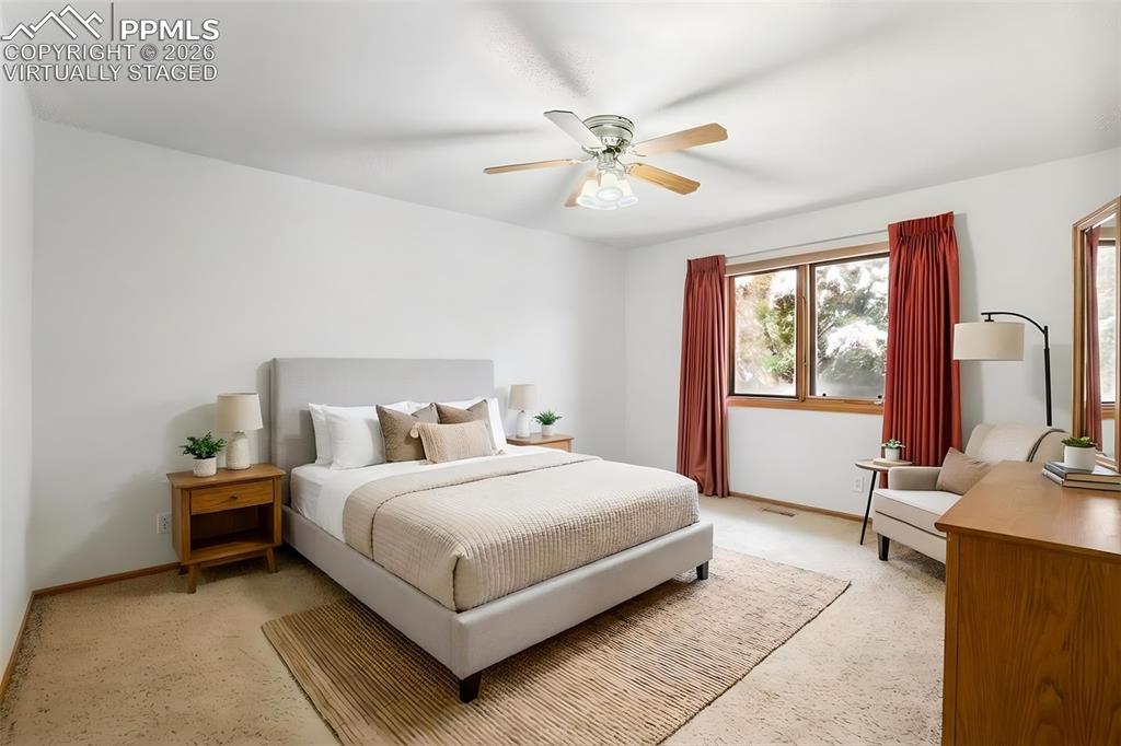 Image 18 of 30: Virtually Staged Primary Bedroom