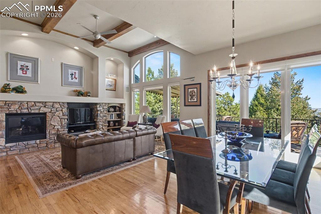 Image 9 of 42: Host memorable dinner parties with friends and family, set against a backdr