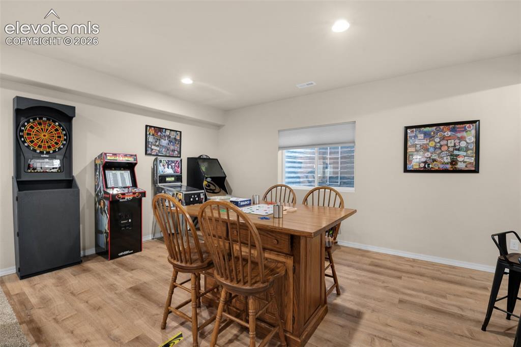 Image 27 of 50: Great For Game Tables Or Billiards Area