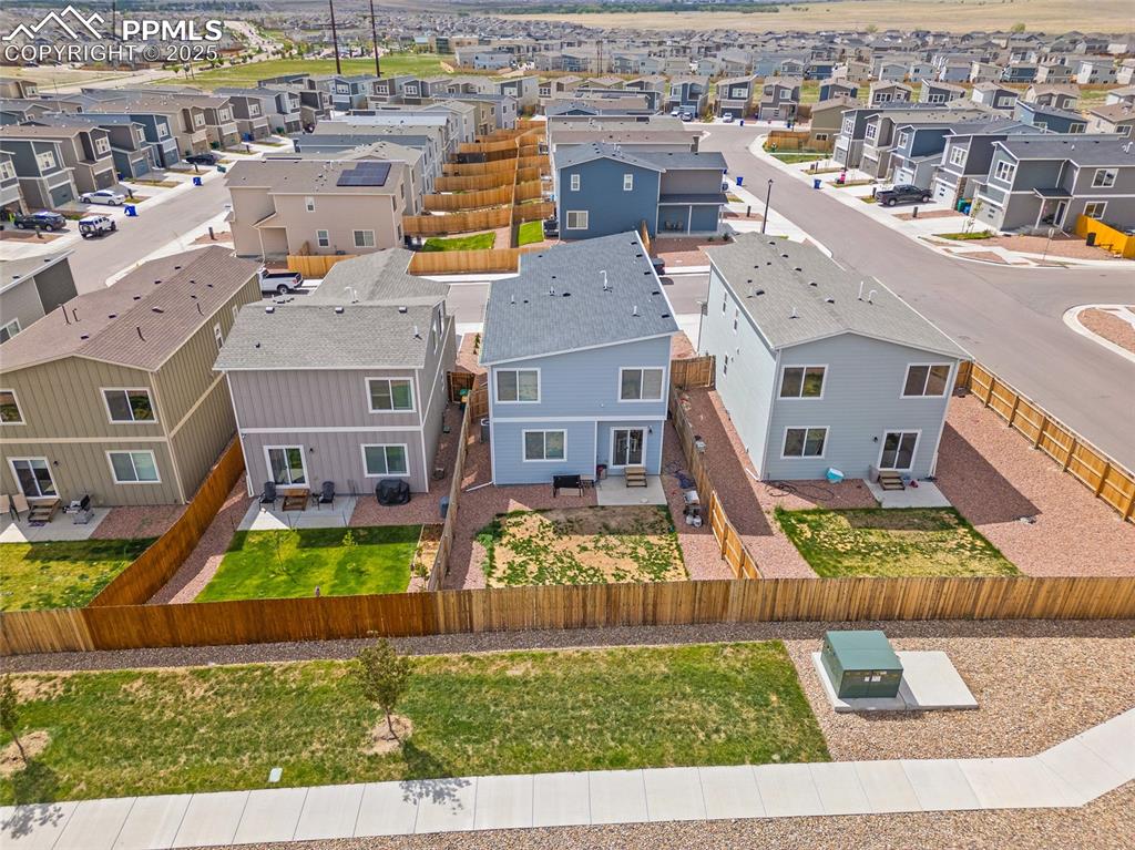 Image 39 of 41: Aerial view of residential area