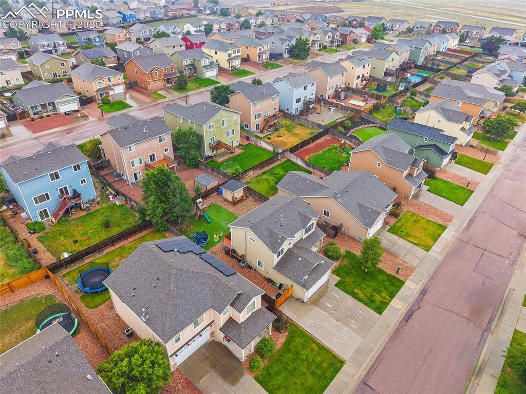 Image 46 of 50: Aerial view of residential area