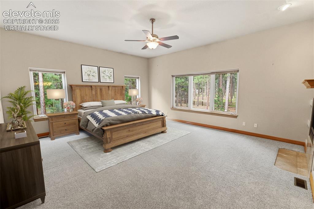 Image 16 of 47: Master Bedroom - Virtually Staged