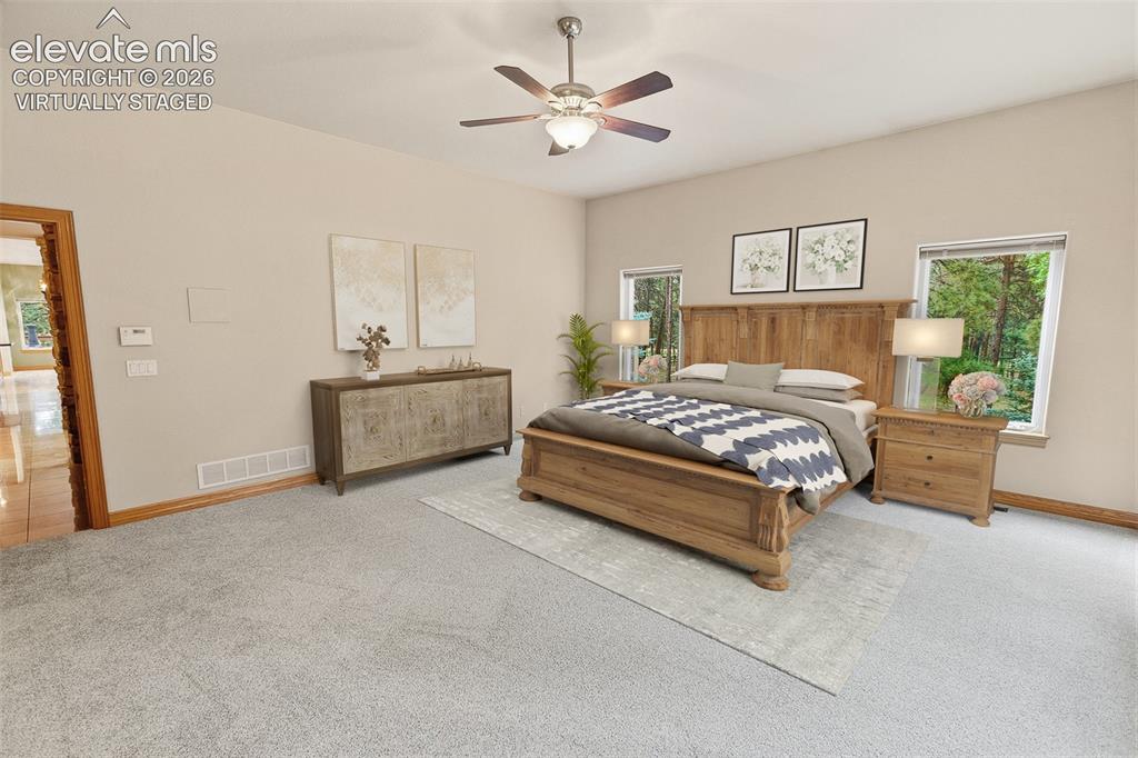 Image 17 of 47: Master Bedroom - Virtually Staged